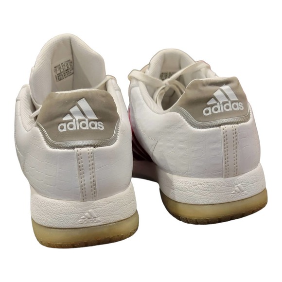 Adidas Fulton white leather and red stripes size 17 - Picture 4 of 8